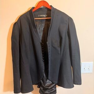 Elegant Black Women's tux Blazer by Laura Byrnes